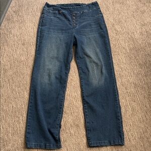 DG2 Classic wide leg Blue Jeans